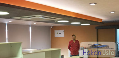 Ankara led gizli alçıpan ışık bantı, alçıpan tv standı, alçıpan niş, havuz tavan, asma tavan ustası, banyo wc tavanları, mutfak tavanları