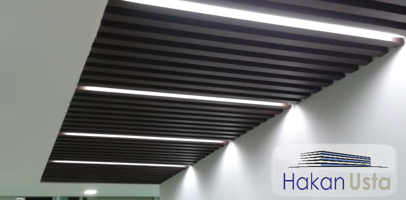 asma tavan aydınlatma modelleri tavan aydınlatma armatürleri lumuner led aydınlatma baffle asma tavan Ankara led panel armatür